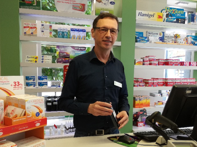 Hans Verdonck, apotheker apotheek Verdonck-Verpoort Tielt